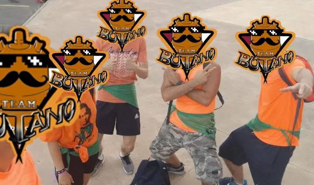 El Team Butano palma de la mano